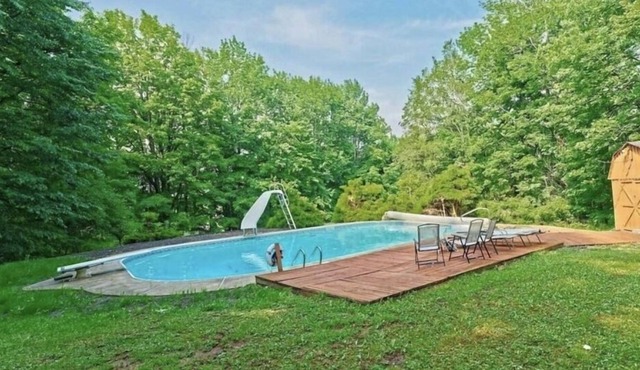 Luxurious ski/swimming cabin hunter & windham mountain