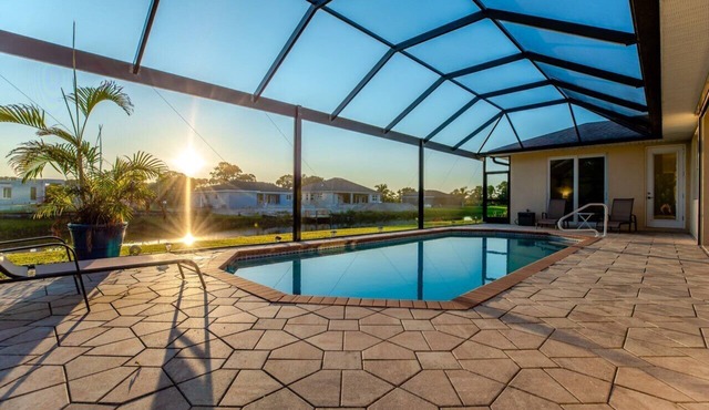 Luxurious & Spacious Canal Home with Heated Pool