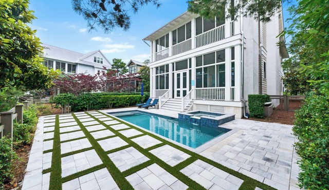 Luxurious WaterColor Retreat with Beach Club Access, Private Pool, Spa, and Captivating Views!
