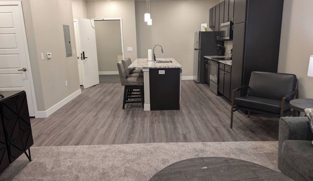 Luxury 1-bedroom flat in enjoyable Alliance with fitness room.