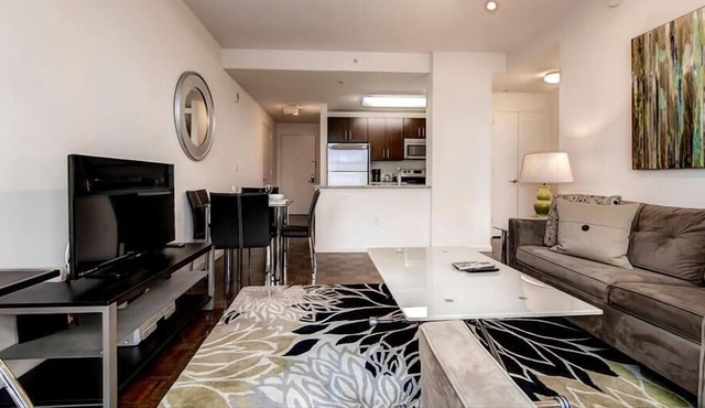 Luxury 1BR | Full Kitchen | Steps from PATH | by GLS