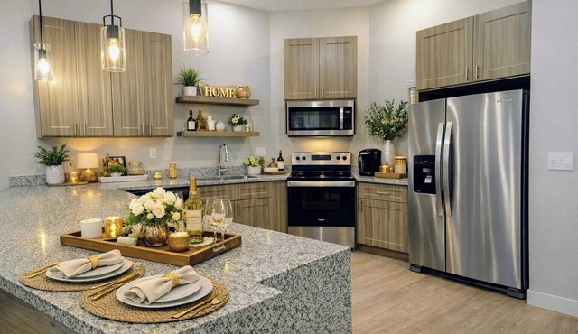 Luxury 1BR Home Gated Community Pool/Gym Perfect for 30+ Day Stays & World Cup