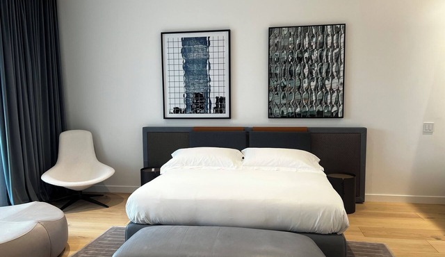 Luxury 1BR w/ensuite, skylit dining, Powder Rm, Kitchen, balcony & pet services