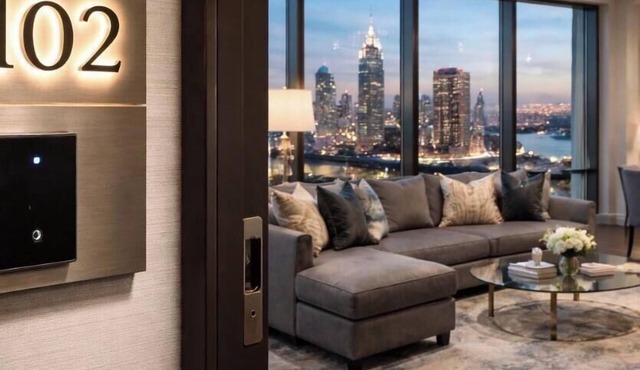 Luxury 2-bedroom Penthouse in charming Downtown Cleveland with Free Parking
