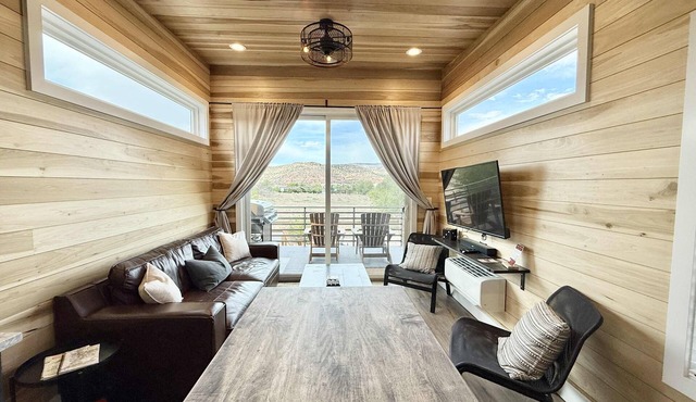 Luxury 2 BR Tiny Home | Grand Staircase Views
