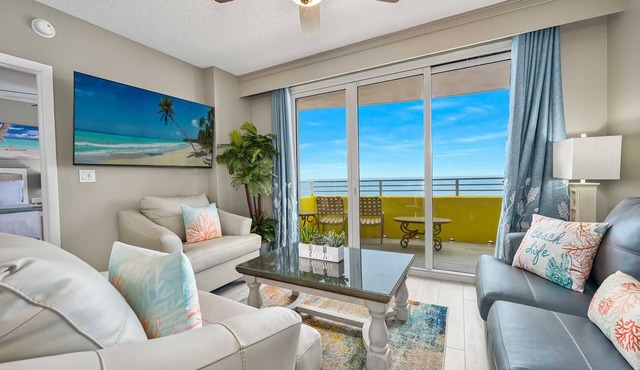 Luxury 21st Floor 3 BR Condo Direct Oceanfront Wyndham Ocean Walk Resort Daytona Beach | 2123