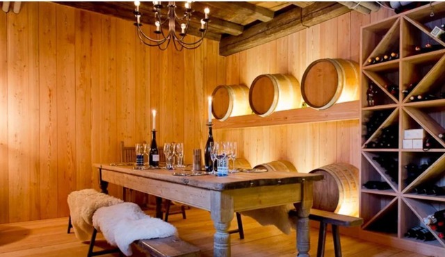 Luxury 250 yr old Swiss winefarm with charming cellar