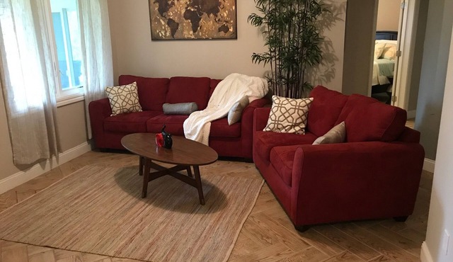 Luxury 2bdr garden apartment, beautiful modern decor, minutes from NYC