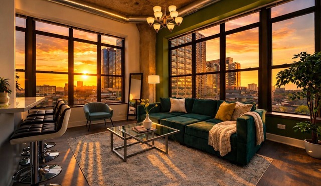 Luxury 2BR/2BA Suite near McCormick Place, Lakefront with Parking & Gym