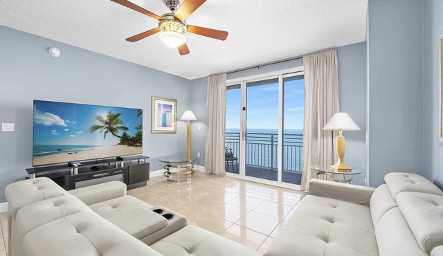 Luxury 2BR Double Balcony Condo Direct Oceanfront Wyndham Ocean Walk Resort Daytona Beach | 2021