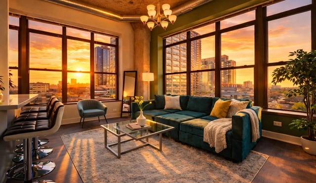 Luxury 2BR Near McCormick Place & Lakefront with Paid Parking & Gym