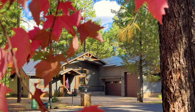 Luxury 3-Bed 3-Bath Cabin with Fireplace, WiFi, Chef's Kitchen in Quiet Pinetop