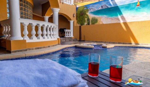 Luxury 3-Story Ocean View Villa in San Felipe with Private Pool – Casa Mostaza