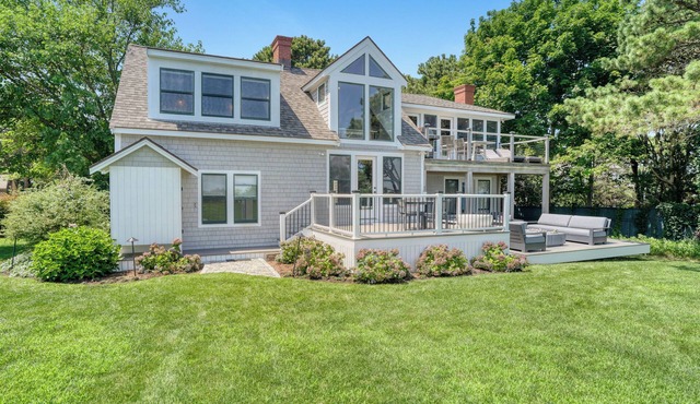Luxury 4-Bedroom Property with Private Beach on Seaview Ave in Oak Bluffs