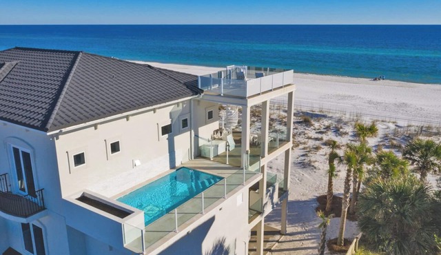 Luxury 6-Bedroom, 6.5-Bath Gulf Front Home w/Private Pool!