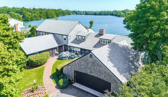 Luxury 7BR Retreat with Pond & Ocean Views, Steps from Beach & Downtown Falmouth