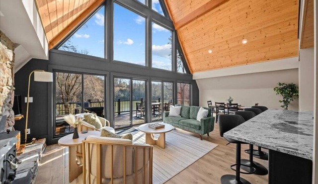 Luxury A-Frame Lake House