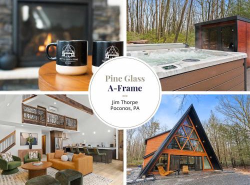 Luxury A-Frame Sauna Hot Tub & Views