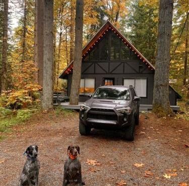 Luxury A-Frame with Hot Tub, Fireplace & Firepit