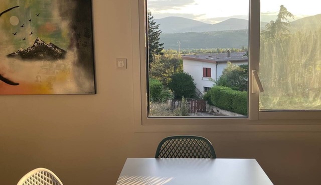 Luxury air-conditioned accommodation at the foot of Pilat. Brand new. 6 travelers.