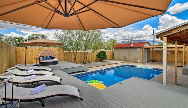 Luxury Albuquerque Home w/Pool, Deck, + Hot Tub!