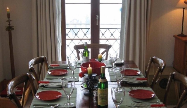 Luxury alpine apartment with warm indoor pool, sauna & fitness room