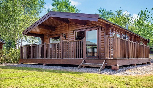 Luxury and contemporary lodge.