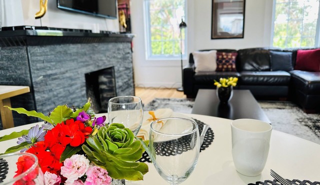 Luxury and grandeur with city view balcony