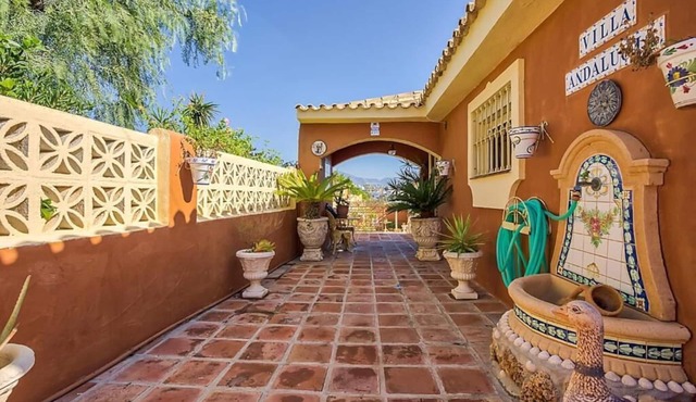 Luxury Andalusian Villa Panoramic Mediterranean Sea Views Private Pool Gardens