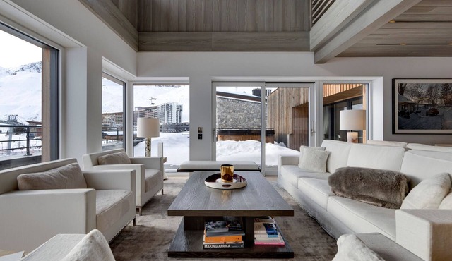 Luxury apartment in Tignes with jacuzzi and parking, for 12 ppl
