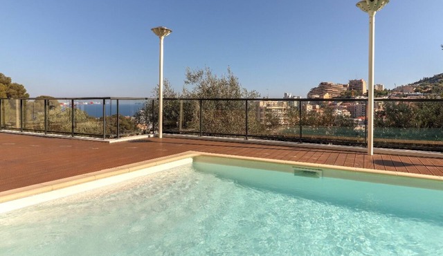 Luxury apartment overlooking Monaco