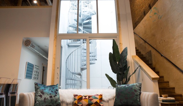 Luxury apartment with a private rooftop deck located in the heart of downtown JC