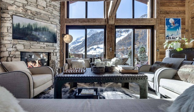 Luxury apartment with jacuzzi, terrace and fireplace - 10 people