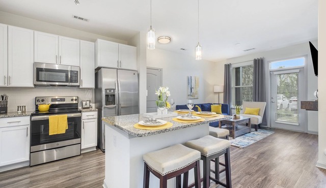 Luxury Apt| King & Queen Beds|9mins to CLT| Near Top Golf, Shops, & Restaurants