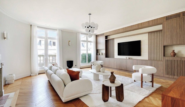 Luxury Apt with AC - 4BD/8P - Etoile/Victor Hugo