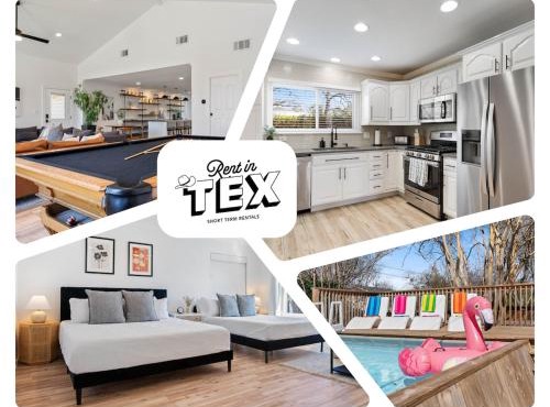 Luxury Austin Retreat w Pool, Games, Sleeps 12