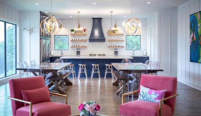 Luxury awaits on the Guadalupe River, across from Whitewater! Firepit!