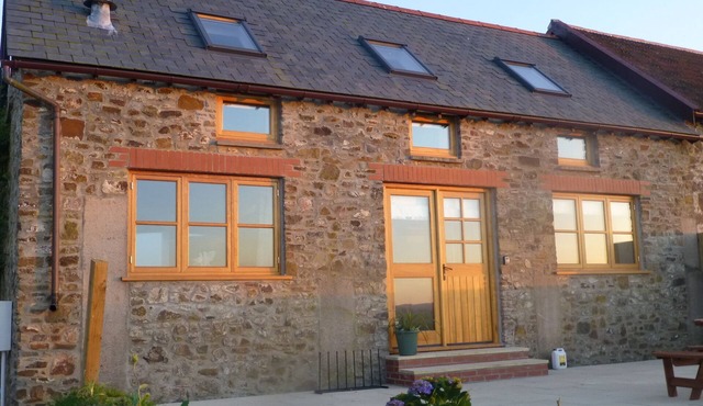 Luxury barn conversion in the heart of North Devon in an 11 acre smallholding