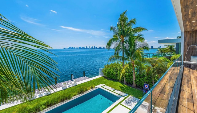 Luxury Bayfront Villa with Pool New Construction
