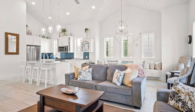 Luxury Beach Cottage on Park w/Porch Swing & Access to Great Amenities