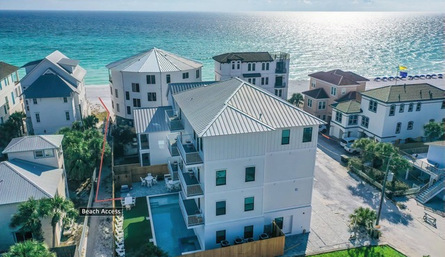 Luxury Beach Estate | Pool, Theater, Game Room & Gulf Views