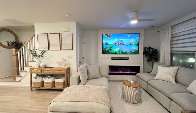 Luxury Beach House with Private Beach in fabulous Mantoloking, NJ.