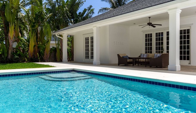 Luxury Beach House With Heated Pool, East of A1A - Steps From Private Beach