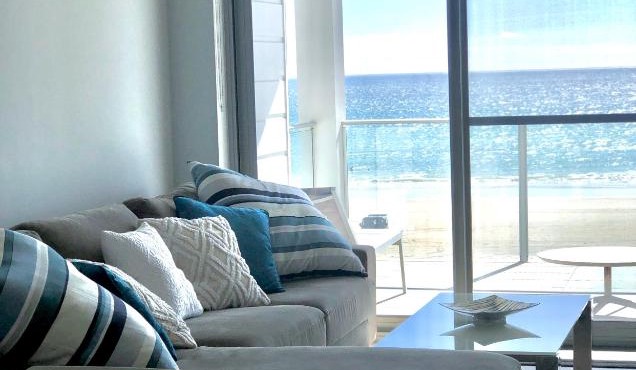 Luxury beachfront apartment