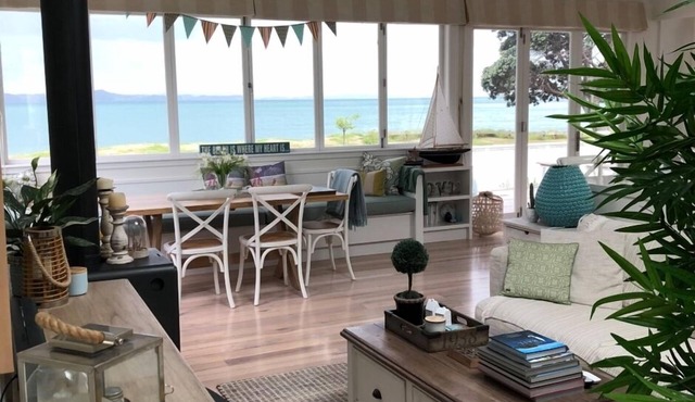 Luxury Beachfront Bach.