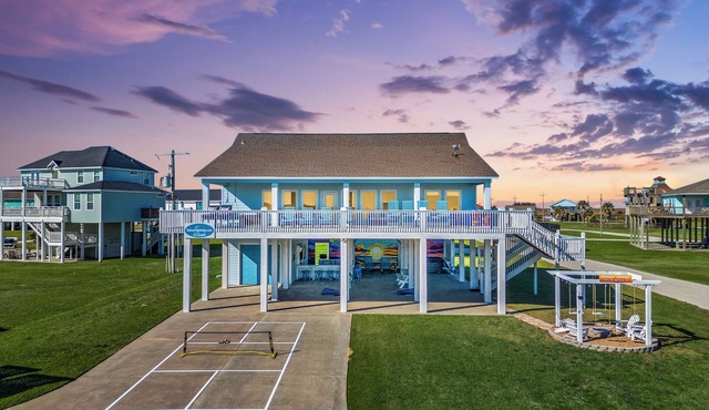 Luxury Beachfront I Hot Tub, Firepit, Elevator & EV Charger