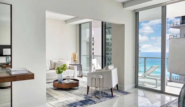 Luxury Beachfront Fully Furnished Wellness Residence in Singer Island!