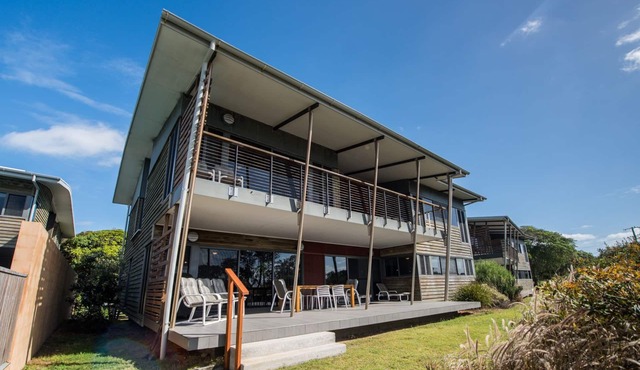 Luxury beachhouse with spectacular views over Frenchmans Beach.