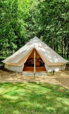 Luxury Bell Tent at Camping La Fortinerie