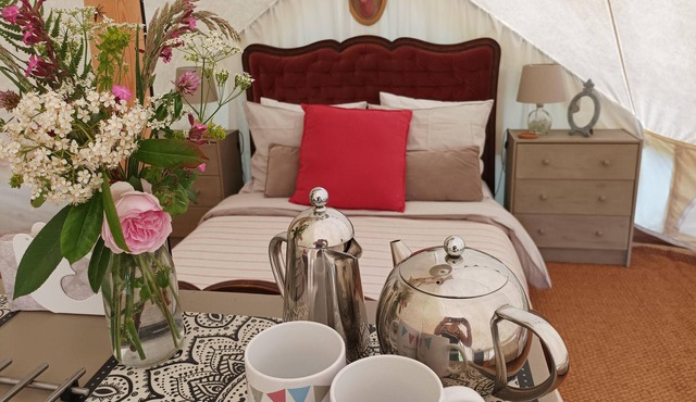 Luxury Bell Tent Glamping in the heart of rural France